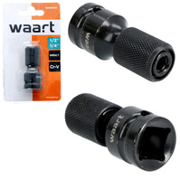 WAART Redukcja adapter udarowy 1/2" kwadrat na 1/4" HEX do bitów W29M904