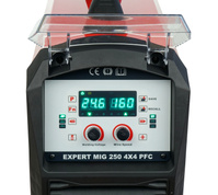 IDEAL Spawarka Expert MIG 250 4x4 PFC SYNERGIC półautomat MIG/MAG 250A 230V