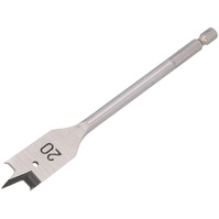 DRAUMET 9220 Wiertło do drewna płaskie 20 x 150mm 1/4" HEX