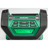 HIKOKI Radio budowlane akumulatorowe 14,4-18V Body FM BT DAB 230V UR18DAW4Z