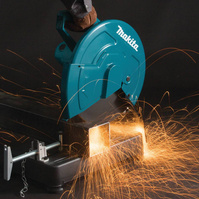 Przecinarka tarczowa do cięcia metalu 355mm 2200W imadło LW1401 MAKITA PL