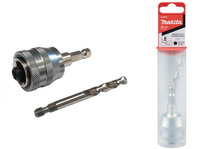 MAKITA Adapter do otwornic + wiertło prowadzące HSS-G E-04070 EZYCHANGE