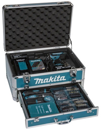 MAKITA Wiertarko-wkrętarka udarowa 18V 62Nm z osprzętem 2x3,0Ah DHP482RFX9