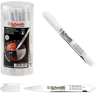 SCHMITH Marker budowlany biały olejowy mazak pisak 1 szt. SMBPO-B