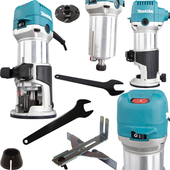 MAKITA Frezarko-wycinarka sieciowa 710W + osprzęt RT0702C