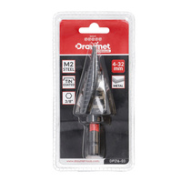 DRAUMET Wiertło wielostopniowe skrętne stal M2 tytanowe 4-32mm 3/8 DP216-03