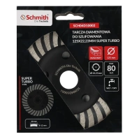 SCHMITH Tarcza diamentowa 125 do szlifowania betonu SUPER TURBO SCH04D10002