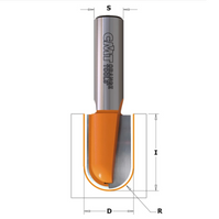 CMT Frez do korytek i czasz fi 25,4x73 mm S=12,7 R=12,7 Z2 RH  814.754.11