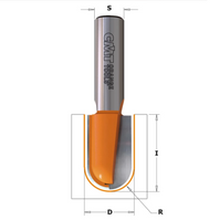 CMT Frez do korytek i czasz fi 9,5x50,8 mm S=6 R=4,75 Z2 RH 714.095.11