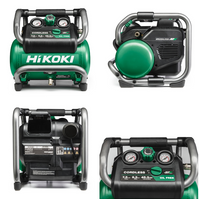 HIKOKI Sprężarka Kompresor bezolejowy akum. 36V Body Karton 7,6L EC36DAW4Z