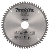 MAKITA Tarcza Piła widiowa do cięcia Aluminium MDF PVC 185x30 60Z D-81321