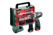 METABO Wiertarko-wkrętarka akumulatorowa 12V 2x2Ah PowerMaxx BS 600080710
