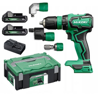 HIKOKI Wiertarko-wkrętarka akum. 18V 55Nm 2x2,0Ah Quick Walizka DS18DDQWQZ