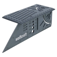 WOLFCRAFT Kątownik stolarski japoński przymiar szablon narożny 3D 5208000