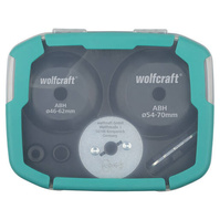 WOLFCRAFT Zestaw 3 adapterów do powiększania otworów do otwornica WF5953000