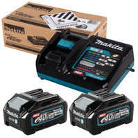 MAKITA Zestaw zasilający 40V XGT aku 2x4,0Ah BL4040 + DC40RA 191L77-9