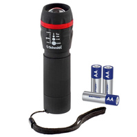 SCHMITH Latarka LED mocna mała kieszonkowa ZOOM SLT-L baterie gratis