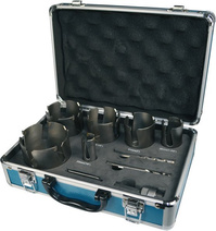 MAKITA Zestaw otwornic uniwersalnych w walizce 9 szt. D-51297