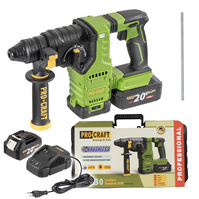 PROCRAFT Młotowiertarka akumulatorowa SDS+ 20V 2x4,0Ah 2,8J 3w1 PHA30