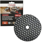 SCHMITH Tarcza diamentowa polerska dysk na sucho 100mm P100 SCH04D60002