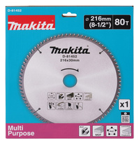 MAKITA Tarcza Piła do cięcia ALUMINIUM MDF PVC 216x30 80 Zębów D-81452