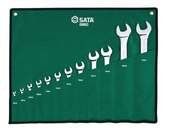 SATA Zestaw 12 kluczy płasko oczkowych w saszetce ST09063