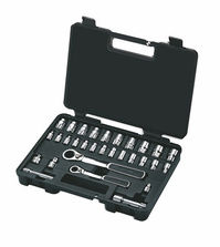 SATA Zestaw 30 kluczy nasadowych przelotowych pass-thru 1/4" 3/8" ST09132SJ