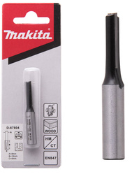 MAKITA Frez prosty do frezarki drewno 6 mm trzpień 8 mm 2-ostrzowy D-67804