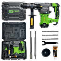 PROCRAFT Młot udarowo-obrotowy sieciowy SDS+ 5,5J 1050W + Dłuta BH1800