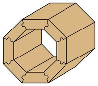 CMT Zestaw do połączeń kątowych 22,5° fi 37,3 mm S=12,7 mm 855.505.11