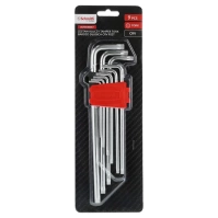 SCHMITH Klucze imbusowe Torx 1,5-10 b. długie CRV zestaw 9 szt. SCH01I06017