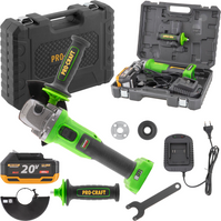 PROCRAFT Szlifierka kątowa kątówka diax 20V 4,0Ah 125mm reg. obrotów PWA220