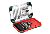 METABO Zestaw akcesoriów Bity + Wiertła kpl 35 szt. Stal S2 626725000