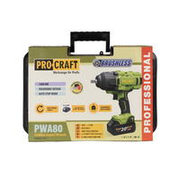 PROCRAFT Klucz udarowy 1/2" akumulatorowy 20V 1x4,0Ah 1600Nm PWA80-1B-C