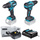 MAKITA Wiertarko-wkrętarka udarowa 18V 65Nm LXT DHP490Z zestaw 1x3,0Ah