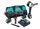 MAKITA Zestaw Combo 18V DDF482+DGA504+DHR241 + 3x aku 5,0Ah DLX3078TX1