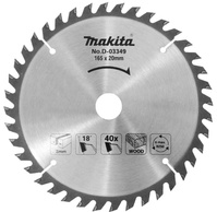 MAKITA Tarcza do drewna płyt meblowych 165x20 40 Zębów HM D-03349 SP6000J 