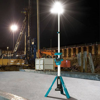 MAKITA Lampa strefowa LED 18V 3000lm regulowany statyw + torba DML814