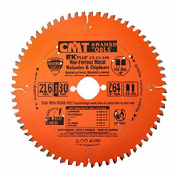 CMT Piła tarcza do aluminium 216x30mm 64 Zęby cienka ITK 276.216.64M