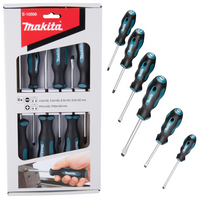 MAKITA 6-częściowy zestaw wkrętaków śrubokrętów SL/PH E-10506