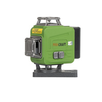 PROCRAFT Laser krzyżowy zielony poziomica laserowa 360 4,0Ah LE-4GL