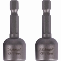 SCHMITH Nasadka magnetyczna klucz farmer 13 mm 1/4" 2 szt. SCH01B05104