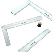SCHMITH Kątownik aluminiowy stolarski 350mm kątomierz z podziałką SKAL-350A