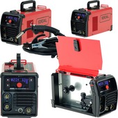 IDEAL Spawarka migomat bez gazu Praktik MIG 140 Synergia FLUX MMA TIG