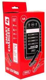 IDEAL Inteligentny prostownik 6/12V 4A AGM/GEL/EFB 120Ah SMART CHARGER 4