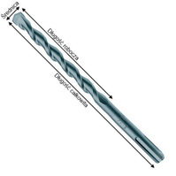 10x MAKITA WIERTŁO DO BETONU SDS+ 6x160mm D-00066