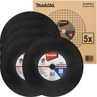 MAKITA Tarcza tnąca do metalu do przecinarki 355x2,5x25,4mm 5 sztuk B-64696