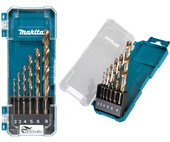 MAKITA Zestaw wierteł do metalu INOX HSS-CO 6 sztuk uchwyt walcowy D-75758