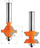 CMT Zestaw frezów do krawędzi fi 40x74,5 mm S=12,7 mm Z2 RH 855.510.11