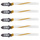 WOLFCRAFT Zestaw brzeszczotów HCS do sklejki, płyt, laminatu 5 szt. 2393000